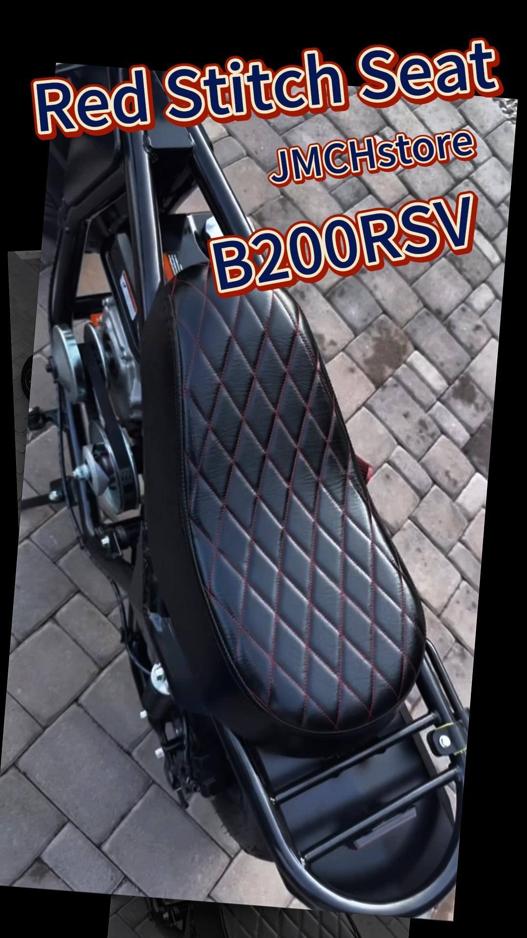 Amazon.com: JMCHstore Red Diamond Stitch Retro Mini bike Seat for
